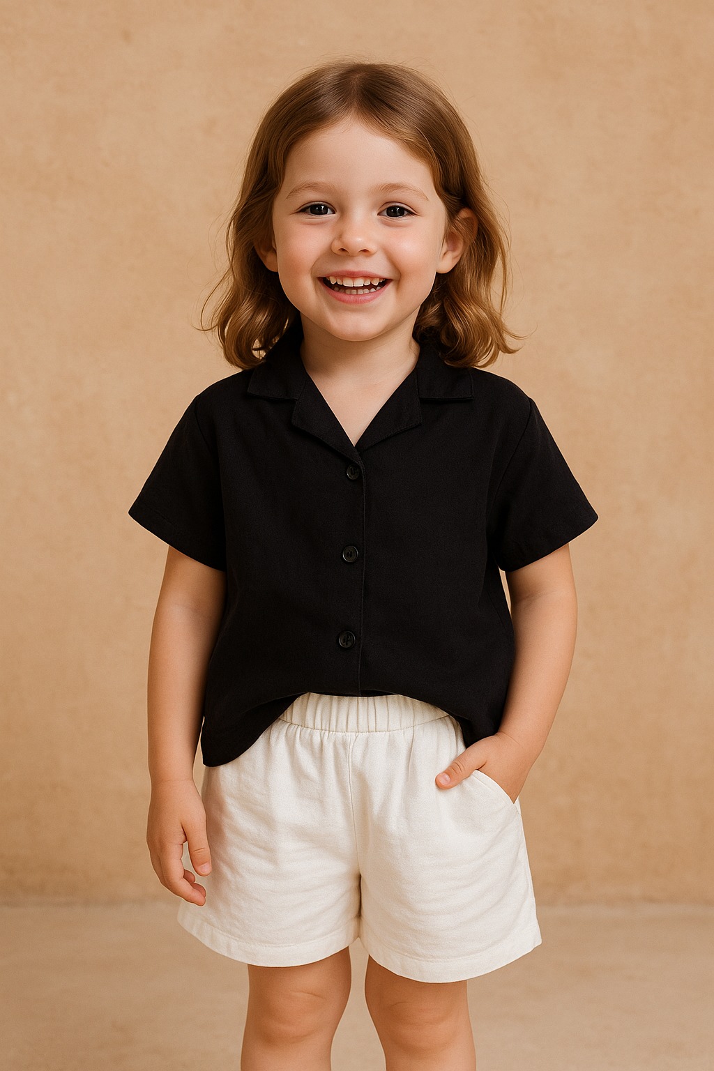 طقم اطفالي كتان