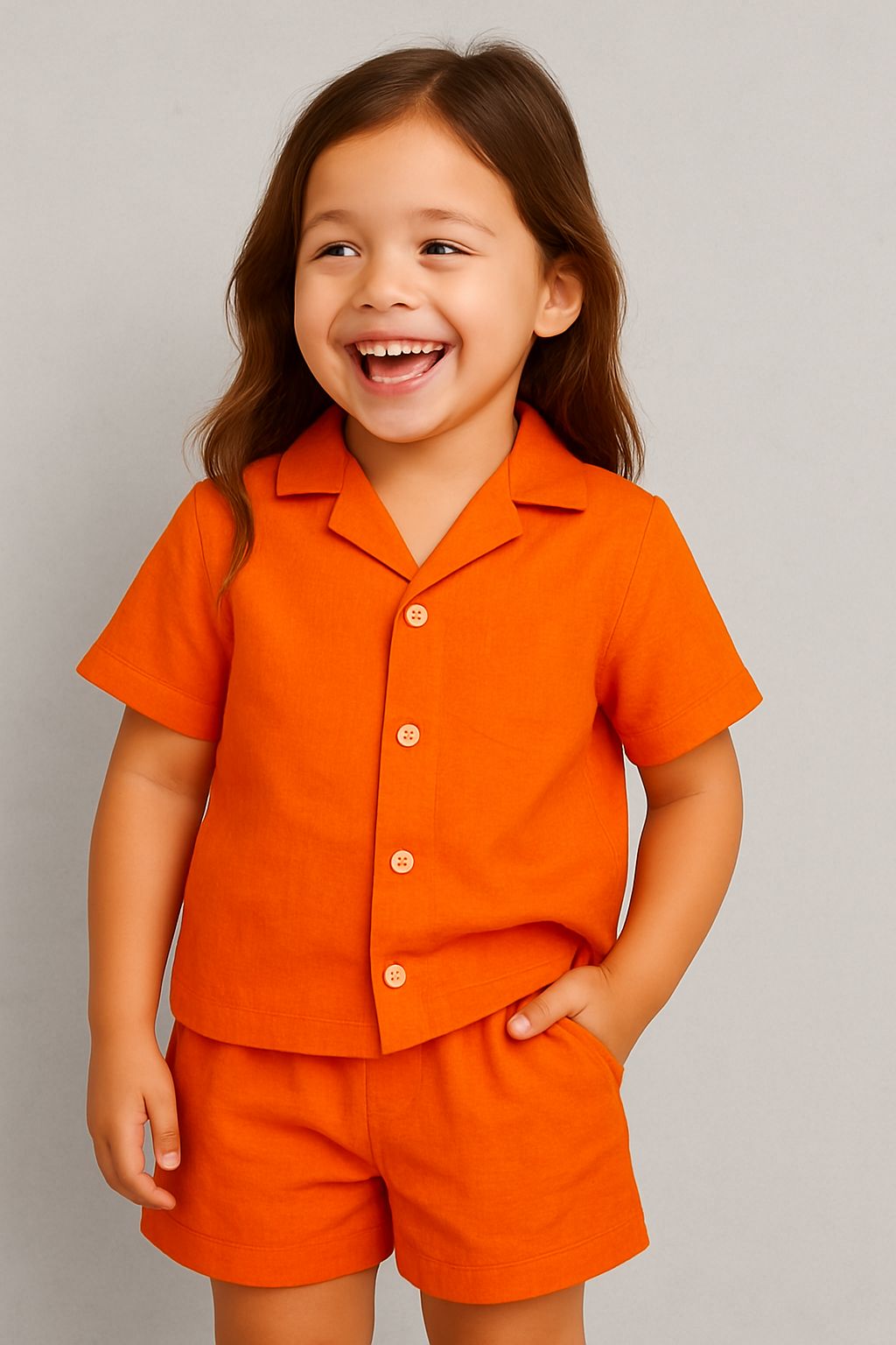 طقم اطفالي كتان