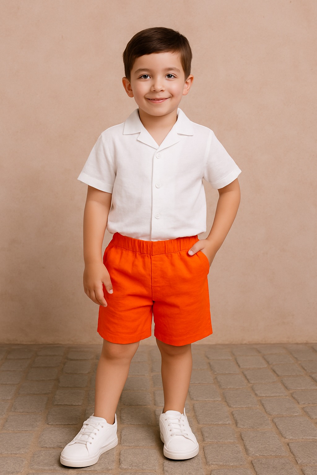 طقم اطفالي كتان