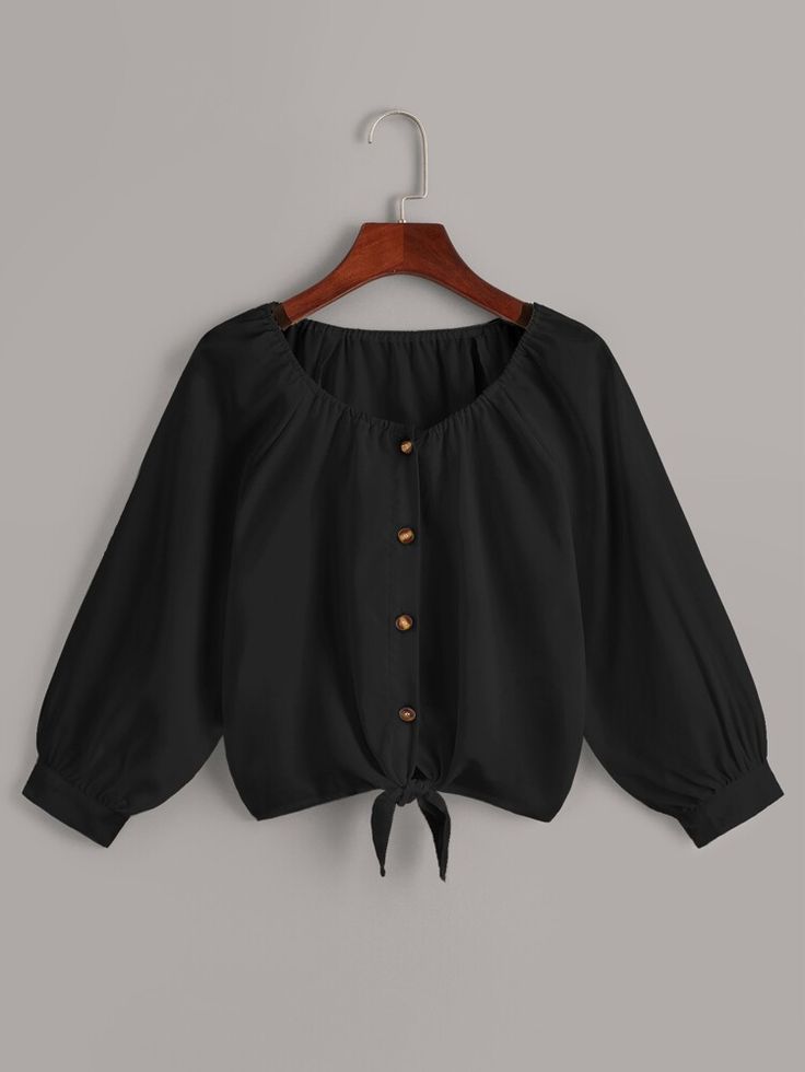 بلوزة كروب برباط